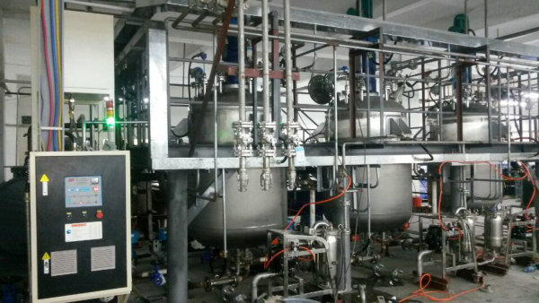 奧蘭特反應釜專用導熱油電加熱器使用現(xiàn)場